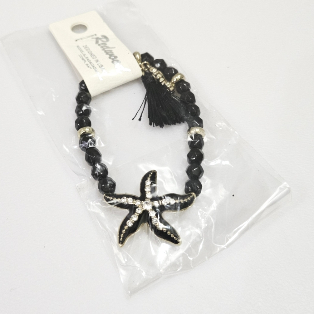 Starfish & seahorse charm bracelet